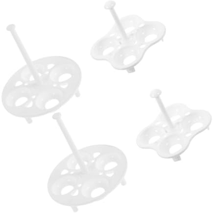 LABRIMP 4pezzi Organizzatore Per Uova in Plastica Portauova Vaporiera Contenitore Per Cottura a Vapore in Pentola Per Uova Sode Supporto Per Conservare in Frigorifero Contenitore Multiuso