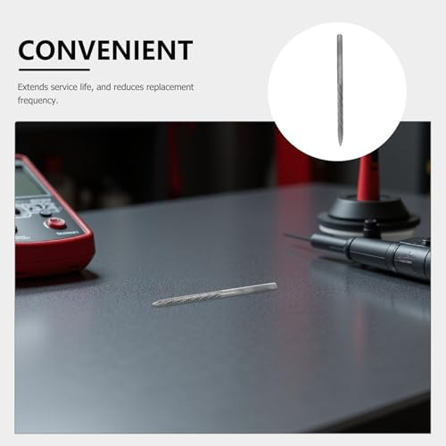 DECORNIJIA Punte da Trapano per Riparazione Pneumatici 3 MM in Acciaio al Carbonio 2 Pezzi Kit Alesatore in Carburo per Forature Veicoli Auto Moto Camion Trattori Uso Stradale