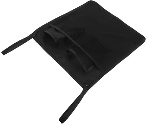 TOYANDONA Kinderwagen Organizer Tasche Schwarz Wetterfeste Aufbewahrungstasche aus Netzgewebe Kompatibel mit Reißverschluss Praktische Buggy Tasche für Windeln und Babyzubehör