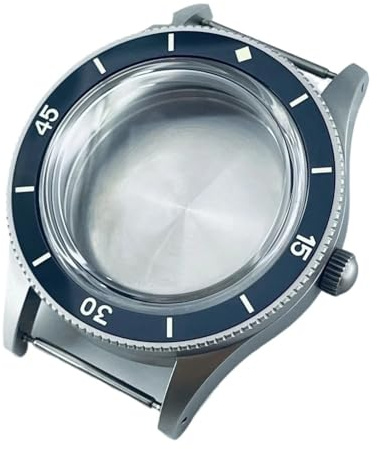 NLNKDTDPAK 40 mm retro kupolformad passform for NH35 NH36 NH34 ETA2824 PT5000 klockfodral med safirkristall lysande keramikram(B2 Black Bezel,ETA2824 PT5000)