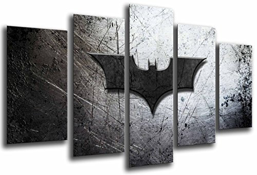 Cuadros Camara - Wandbild - Batman, Der Joker, Superheld, 165 x 62 cm, Holzdruck - XXL Format - Kunstdruck, ref.26564
