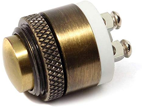 OKIl 16mm Momentary Brass Metal Push Button Doorbell Switch