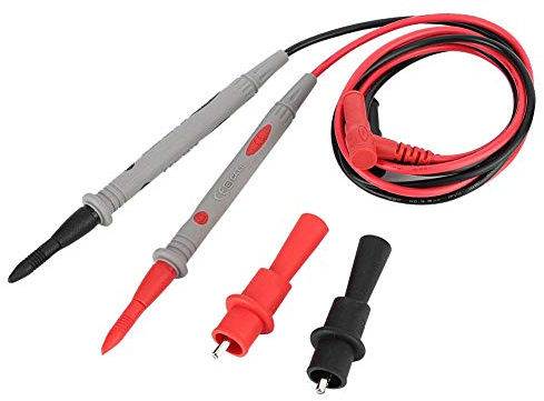 Multimeter Messleitungen Kit, PT1006 90 cm Krokodilklemme Messleitungskabel, Messleitungen für Multimeter zur Spannungs und Strommessung