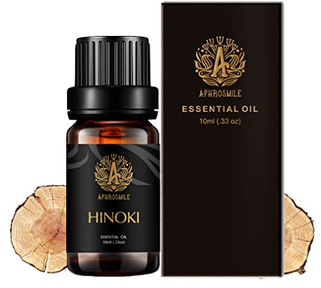 Aromatherapie Hinoki ätherisches Öl für Diffuser, 100% reines Hinoki ätherisches Öls für Massage, Hinoki ätherisches Öl für Luftbefeuchter