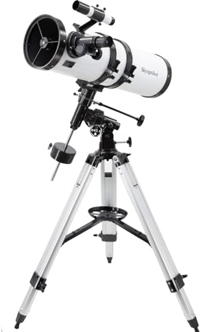 Skyoptikst 750 x 150 mm Reflektor Newtionan Astronomisches Teleskop High Power Äquatorial Mount Stern Planet Mond Saturn Jupiter …