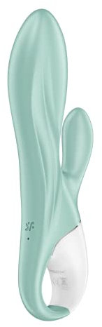 Satisfyer Air Pump Bunny 5 Connect App Gode Vibro Masseur | Rabbit Vibrant gonflable Sex Toýs Femme | Contrôlé par Application | Sex Toys avec Stimulation du Clitoris