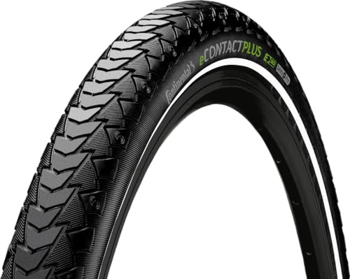 Continental Unisex-Adult Econtact Plus Bicycle Tire, Schwarz, 20, 20 x 2.20