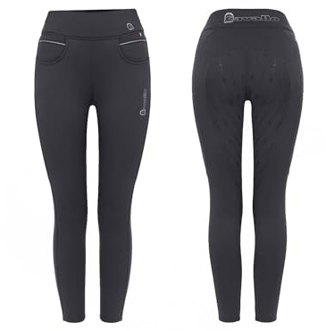 Cavallo Liz Grip RL Damen Reithose Winter Reitleggings schwarz HW 2022
