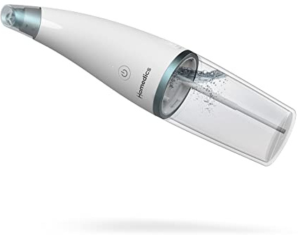 HoMedics Refresh Hydradermabrasion Cleanser Hydrafacial Machine - Aspirateur Extracteur de Points Noirs & Outil Éliminateur de Boutons - Appareil de Microdermabrasion avec 3 Programmes & 6 Buses