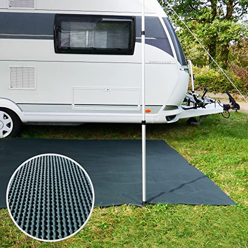 your GEAR Outdoor Soft Carpet - 8 Größen von 200x300 bis 300x600 cm - weicher Vorzeltteppich, Zeltteppich, Camping-Teppich, inkl. Clips, Heringe und Transporttasche, zuschneidbar, 3x3