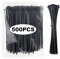 500 Piezas Bridas de Plastico para Cables 200mm X 3.6mm, (Negro)