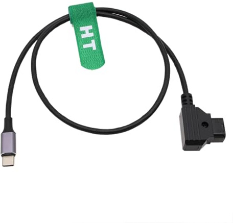 HangTon Stromkabel D-Tap auf USB Typ C 14,8 V 61 cm für Kamera SDI/HDMI Konverter Tilta Nucleus Nano II Wireless Focus Motor V-Mount Akku