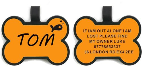 Silikon-Erkennungsmarken mit Gravur für Haustiere, geräuschlose Silikon-Hundemarke personalisiert, individuell tief graviertes, langlebiges, geräuschloses Haustier-ID-Namensschild (1PCS)