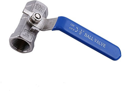 QANYEGN Kugelhahn Mit 1/2-Zoll-Gewinde, Absperrventil Mit Innengewinde aus Edelstahl 304, Langlebiger Und Vielseitiger Schalter Für Wasser, Öl, Gas