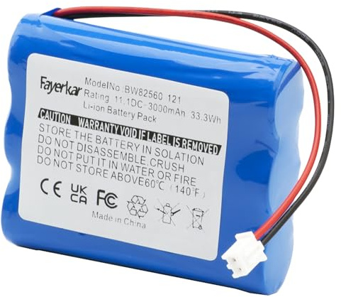 CHUNCAIL Batería de Repuesto para Altavoz Altec Lansing (3000 mAh, 11,1 V, Ion de Litio)