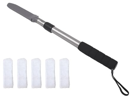 EASACE Silikon Fußwaschbürste, Verstellbare Grifflänge Zehenwascher für die Dusche,Zehenreiniger mit Langem Stiel, Fußdusche bürste fur Senioren