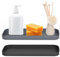 Dokeno 2 Pezzi Organizer Silicone Cucina, Porta Spugna Lavello Silicone Tappetino Scolapiatti, Silicone Organizer Per Lavandino Antiscivolo Porta Sapone E Spugna per Bancone Bagno (23 * 9 cm)