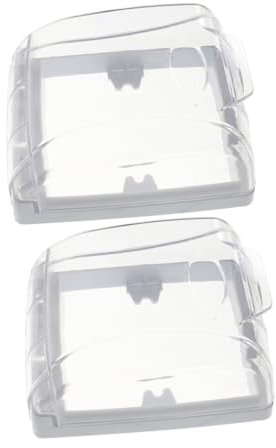 CANIGHT Lot De 2 Housses De Protection Étanches Pour Sonnette, Protection Pour Sonnette, Alimentation Pour Machine De Contrôle D'Accès, Protection Contre La Pluie, Accessoires Pour