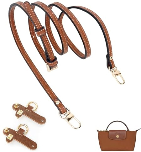 Schultergurt Für Longchamp Mini Tasche Damen, Verstellbar Schultergurt Für Taschen, Für Tasche, Aus Leder Für Handtaschen (0.9cm)