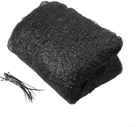 Zilimontt Tela de sombra 50 % resistente a los rayos UV para jardín, lona de malla hecha de polietileno de alta densidad para invernadero, gallinero, granero de aves de corral y protección de patio al