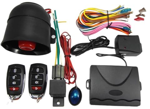 Anti-theft Car Security System Alarm Immobiliser Central Locking Shock Sensor With Trunk Release Easy Installation and Wide Compatibility
