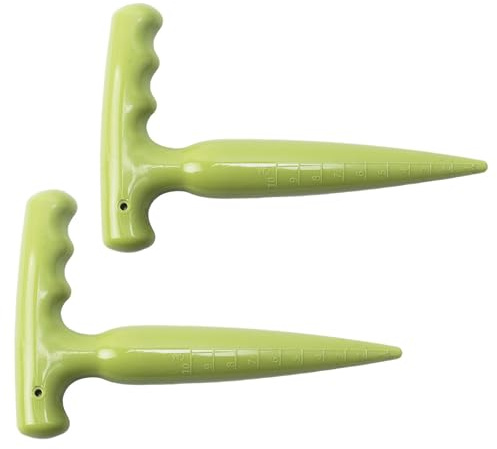 Fioriera manuale multiuso adatta per fiori, ortaggi e prati, semina bulbi, strumento per piantare bulbi con manico lungo