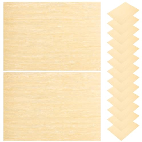 Gadpiparty 15 Fogli Pavimento in Legno Ultrasottili A5 per Casa delle Bambole, Materiali per Diorama e Modellismo Architettonico, Accessori Fai da Te per Pavimentazione Micro Paesaggi