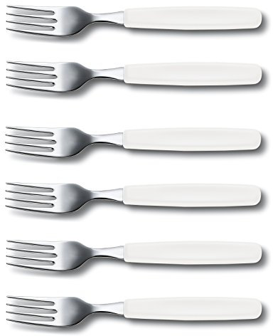 Victorinox | Tafelgabel | 6er Pack | Weiß | ideale Ergänzung zu den Tafelmesser