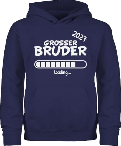 Shirtracer - Kinder Hoodie Jungen Mädchen - Großer Bruder 2027 Loading