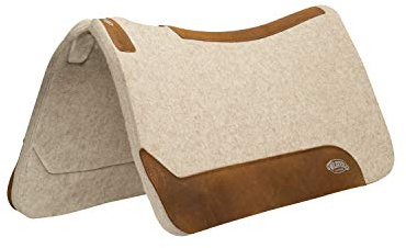 Weaver Leather Stor ponny ullblandning filt, 2,5 cm sadeldyna, 1 st (paket med 1), brun