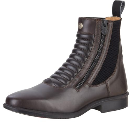 Stövel »LEGACY SZ Milano « med dragkedja på sidan. Bekväma ridskor av äkta läder och OrthoLite sula | Bra passform | Stövelskor storlekar 37–46 | Färg: Svart & brun, - BRUN - 39 EU