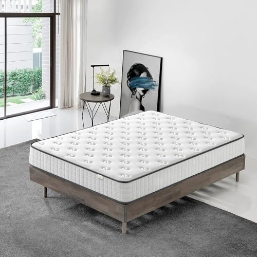 DEWINNER Matelas 160x200,Mousse 22 cm et Mousse A Mémoire Matelas