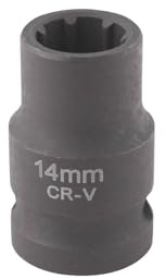 Douille 7 pans 14mm 1/2 CrV pour étrier de frein - OM 0191 - CLAS Equipements