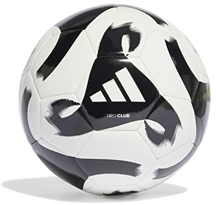 adidas Unisex-Adult Tiro Club Ball, White/Black, 3