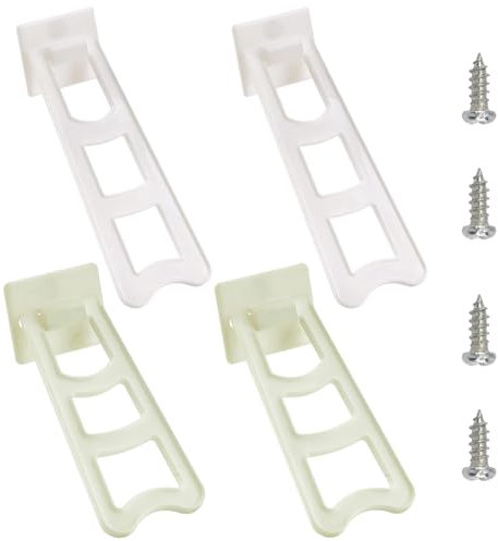 GORGECRAFT 2 Taglie 10 Set Cornice per Foto Cavalletto per Schienale in Cartone Supporto per Espositore per Foto in Plastica Supporto per Display per Cornice per Foto Fai da Te(Bianco)