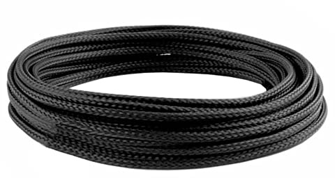 MOCNT 6mm Gaine Câble Tressée Extensible PET Manchon de Câble Fil Rangement Câble PET Cache Câble Souple Électriques Gestion Câble Flexible Protection Tube Tuyau 10 Mètres
