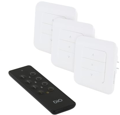 Set de 3 interrupteurs Volets roulants + télécommande - DiO