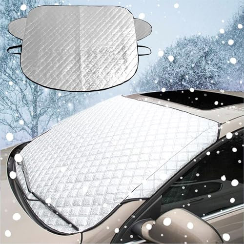 Orssmigs Copri Parabrezza Grandine, Copri Parabrezza per Auto, Copertura Parabrezza Auto Protezione Parabrezza Copertura per Parabrezza Auto (147x100 cm)