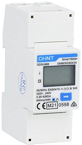 Chint G DDSU666 220/230V 5(80) A RS485 2P MID Wechselstromzähler digital MID-konform: Ja 1 pièce(s)