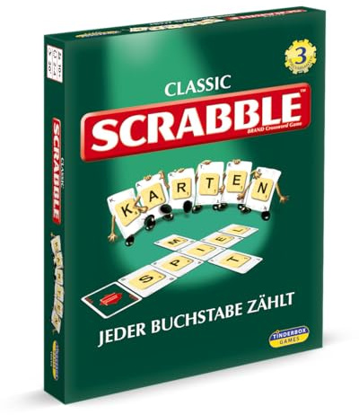 Piatnik Scrabble - EIN Klassiker als Kartenspiel!, Schwarz, Weiß, Rot