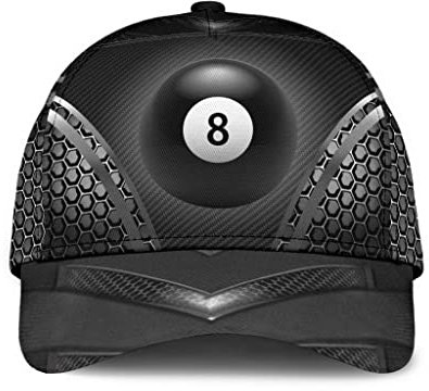 Baseballkappe Billard Freizeit Basecap Sonnenschutz Schirmmütze Basecap Freizeit Baseball Mütze Für Teenager, Golf, Tennis