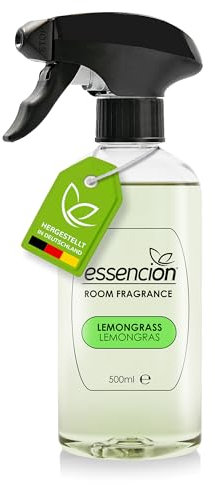 essencion Lemongrass Raumspray – 500ml – In 14 verlockenden Düften erhältlich (Lemongrass Raumspray 500ml)