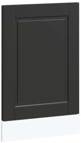IKAYAA Panel Frontal para Lavavajillas,1.5 cm, Porto, Panel Delantero Lavavajillas Cocina, Puerta Lavavajillas, Negro 45 x 1.5 x 67 cm