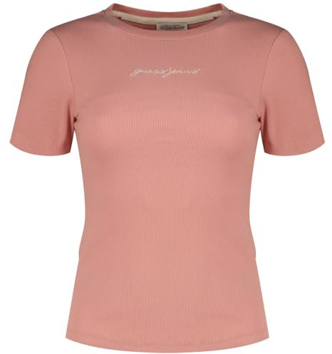 GUESS Jeans Gj SL CN Embro Slim Rib Short Sleeve T-Shirt XL