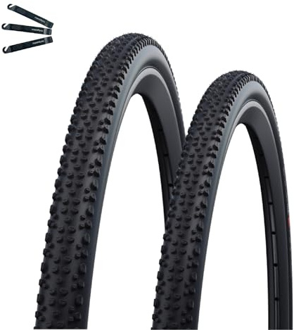 Faltreifen Schwalbe 2 x X-One Allround Performance RaceGuard ADDIX Schwarz 33-622 (28 x 1.30) inkl. maxxi4you Reifenheber