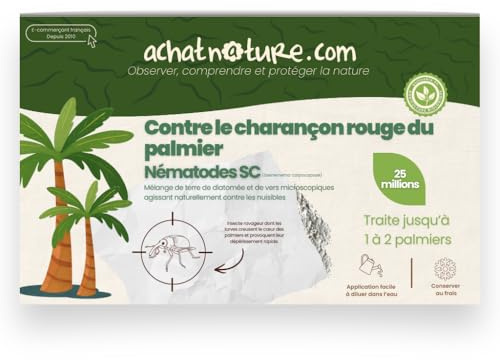 Nematodos SC contra el picudo rojo de la palmera (Para 1 a 2 palmeras - 25 millones)