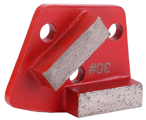 Acouto Disco Abrasivo Diamantato 3 Pezzi Disco Diamantato Trapezoidale, Abrasivo per Pavimenti, in Cemento, Raschietto Metallico a Grana n. 30 per Smerigliatrice, Pavimento in Cemento, Accessori per