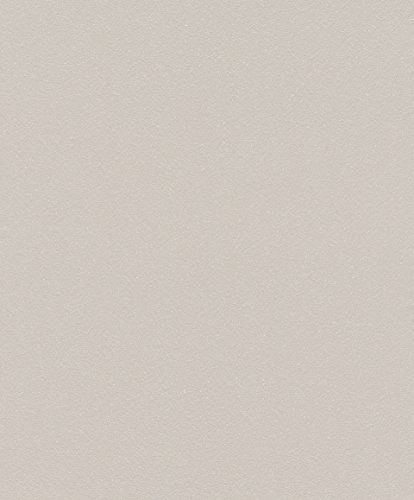 Rasch Vliestapete Silberner Glitzer - Strukturierte Tapete Uni in Beige Silber für ein frisches Wohnambiente - Einfaches Tapezieren und Überstreichbar - 10,05 m x 0,53 m