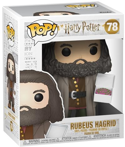 Funko POP! HP: - 6 Rubeus Hagrid med tårta - Harry Potter - Vinylfigur för samlare - Presentidé - Officiell Merchandise - Leksaker för barn och vuxna - Filmfans - Modellfigur för samlare