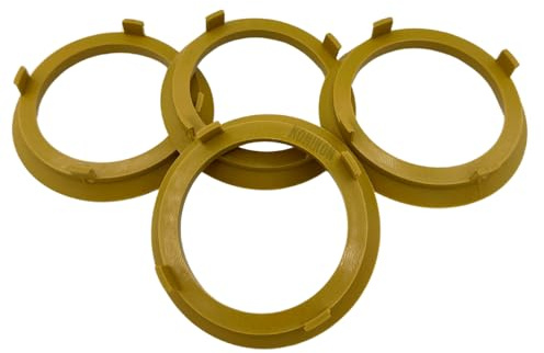KONIKON 4X Zentrierringe 70,1 x 57,1 mm Hellbraun Felgen Ringe Radnaben Zentrierring Adapterring Ring Felgenring Distanzring Made in Germany
